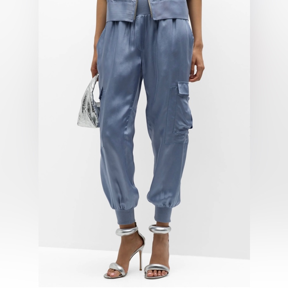 cinq a sept, tous les jours “Giles” dressed-up satin jogger pant